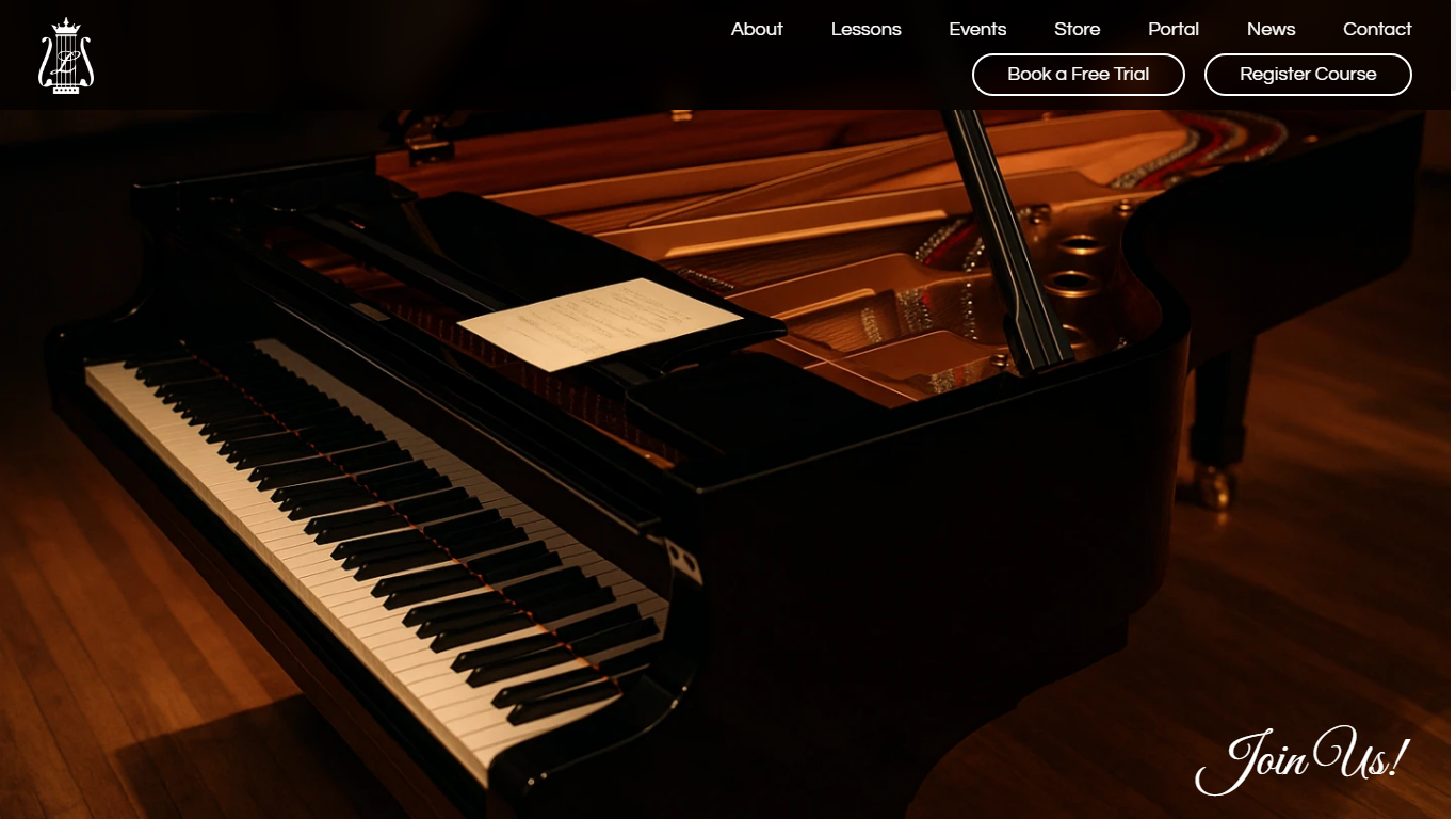 Liszthoven Web screenshot 1